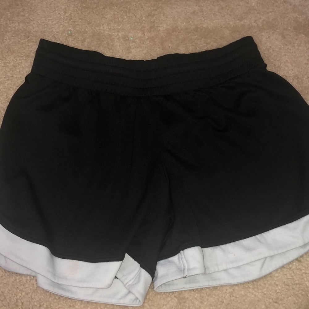 black running shorts